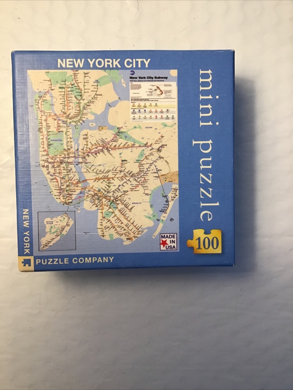 NYC Double Sided Mini Puzzle